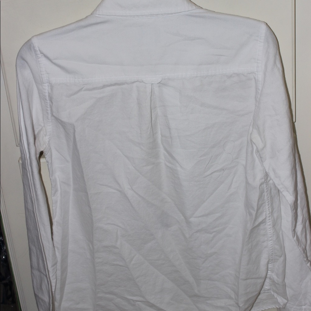 White Collared Button-Down - Picture 2 of 2